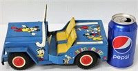 1950's Marx Disney Jeep Toy Vintage Metal Japan