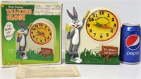 Bugs Bunny Talking Alarm Clock in Box Janex 1974