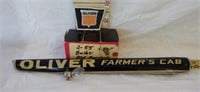 3-Oliver Farmers Cab Decals And 2-55 Light
