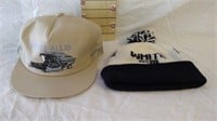 (3) Deutz-Allis Ballcaps And White Farm Knitted