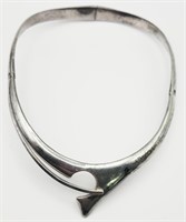 MEXICO STERLING HINGED COLLAR CHOKER