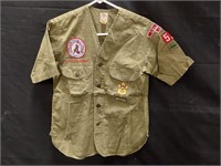 Vtg 1950s Era Boy Scout Shirt (Size 12)