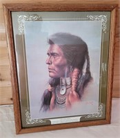 Native American Print by Dill Hampton