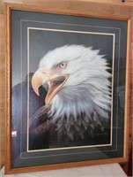 Eagle Print by Dave Merrick