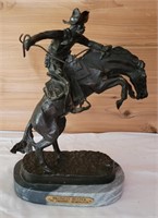 Bronco Buster by Frederic Remington