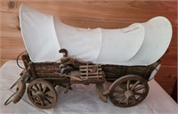 Replica of Old Covered Wagon - 21-1/2" x 12-1/2"