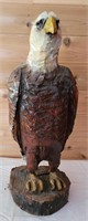 Chainsaw Carved Eagle Statue