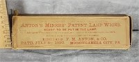 ANTON'S MINERS' PATENT LAMP WICKS