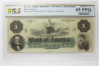 1860'S BANK OF AMERICA $1.00