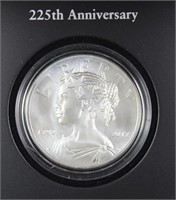 AMERICAN LIBERTY 225TH ANNIVERSARY SILVER MEDAL