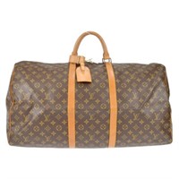 LOUIS VUITTON KEEPALL 60 MONOGRAM TRAVEL BAG