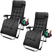 Suteck Zero Gravity Chairs Set of 2 Oversized