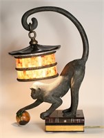 Maitland-Smith Bronze Monkey Lamp
