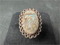 Sterling Silver & Abalone Ring
