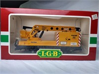 LGB G Scale 4042 Matra Construction Crane Car