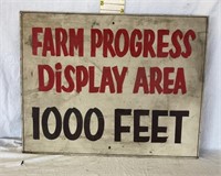 Farm Progress Display Sign