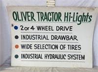 Farm Show Oliver Hand Painted Sign