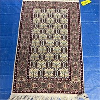 Hand Knotted Tabriz Rug 2x4 ft