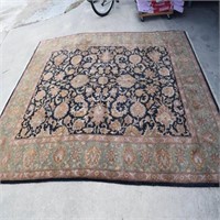 Hand Knotted Oushajk Rug 8x10 ft