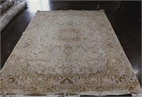 Hand Knotted Persian Tabriz 2.9x12 ft