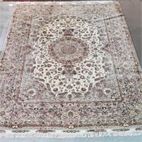 Hand Knotted Persian Tabriz 9.8x13 ft