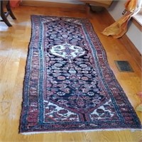 Hand Knotted Persian Lilihan Rug 2.6x9 ft