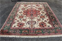 Hand Knotted Heriz Rug 7x10 ft  #4849