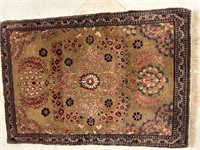 Antique Hand Knotted Persian  Sarouk 2x3 ft  #4844