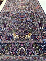 Hand Knotted Persian Kermen Rug 9x12 ft #4832