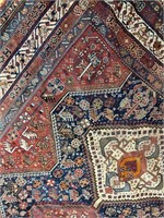 Hand Knotted Persian Ghasghie Rug 10x6.10 ft #4829