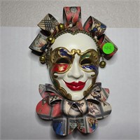 Handmade Ceramic Venetian Wall Mask
