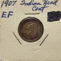 1907 US Indian head cent