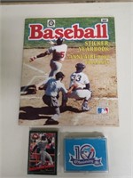 Small baseball lot. Cards and Sticker Album