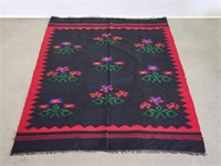 Central American Floral Bouquet Wool Rug