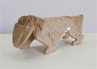 Studio Pottery Stoneware Lion Sculpture