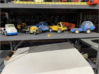 Vintage toy trucks
