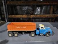 Toy vintage grain hauler