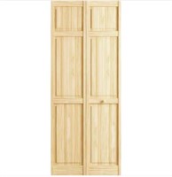 36 in. x 80 in. Unfinished Closet Bi-fold Door