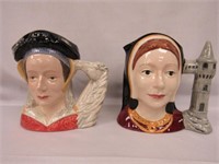 2 ROYAL DOULTON CHARACTER JUGS: