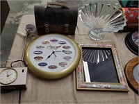Crystal, Lunch Boxes, Clocks And More