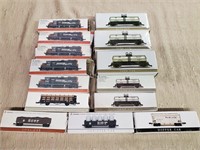 (15) Piece Mini Trains In Boxes