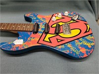 Six Flags "Superman" Electric Guitar  No Strings