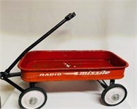 Vintage Radio Missile Metal Wagon/Metal and Solid