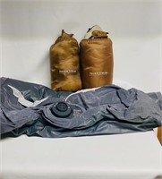 2 Field & Stream Sleeping Bags w/ Self Inflatable