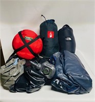 (2) North Face Sleeping Bags w/ Inflatable