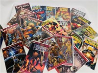 Over 20 Marvel Comics/New & Wrapped
Cardboard in