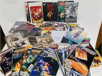 Over 60 Misc. Comic Books New, Wrapped, Cardboard
