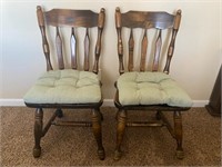 Solid Wood Chairs/34.5”H,18”W,17.5D