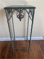 Metal Plant Stand/31”H, 12.5x12.5