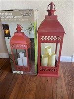 San Nicola LED Candle Lantern/27.5”H,9.5”W